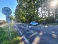 Donimierz: 9-latka potrącona na drodze. Na miejscu śmigłowiec LPR.