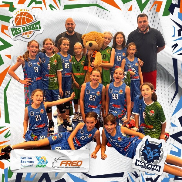  Dziewczęta z Basket Fred Kielno wysoko w ogólnopolskim turnieju!