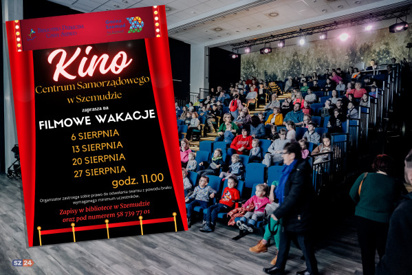 Wakacyjne kino dla całej rodziny w Szemudzie!