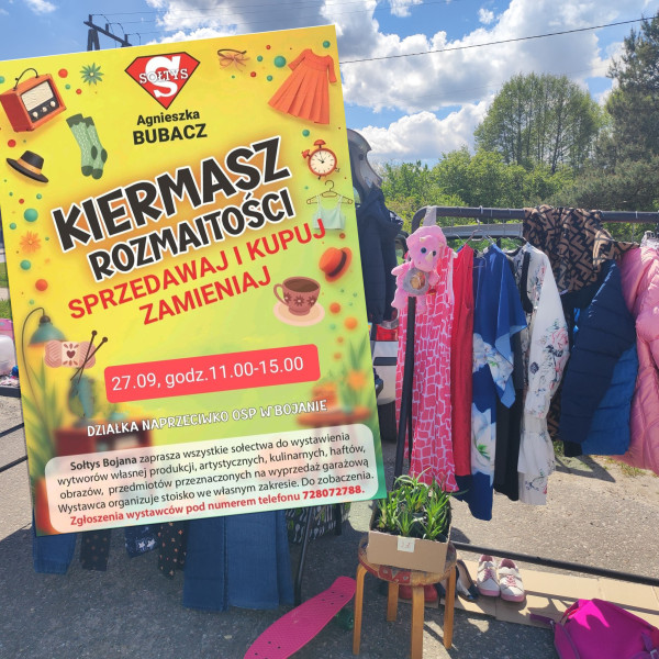 Kiermasz Rozmaitości w Bojanie. 