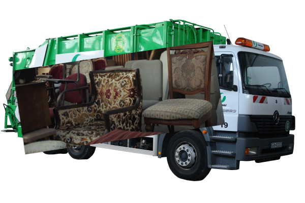 Zbiórka odpadów wielkogabarytowych i tekstyliów w Gminie Szemud.