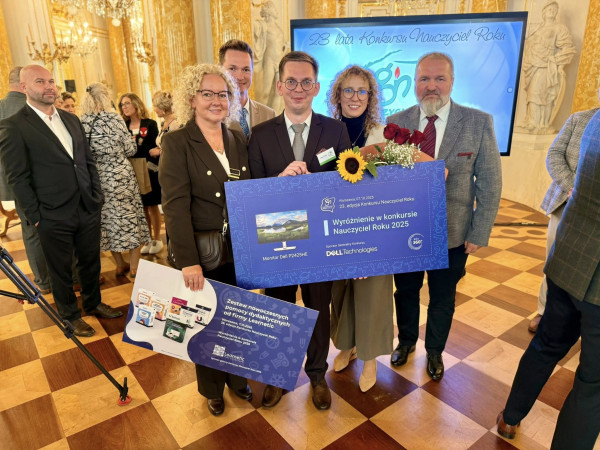 Mateusz Gruba Wyróżniony w Konkursie Nauczyciel Roku 2025.