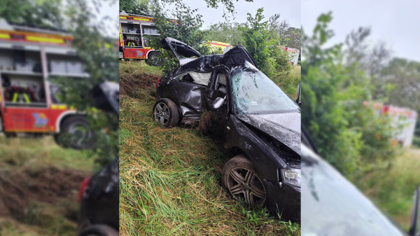 Sobotni wypadek w Będargowie.
