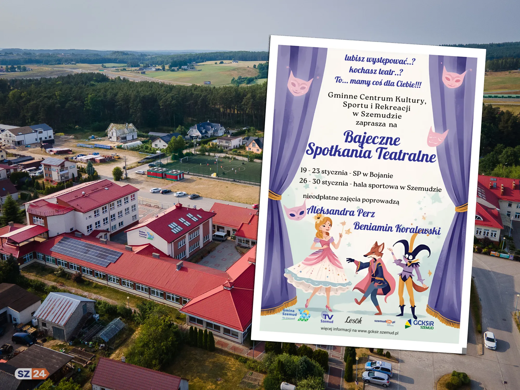 Bezpłatne warsztaty teatralne w Bojanie i Szemudzie. 